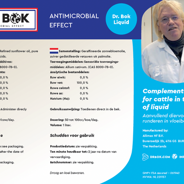 Dr Bok Liquid, Aanvullend diervoeder voor vee in de vorm van vloeistof - Easy Farming