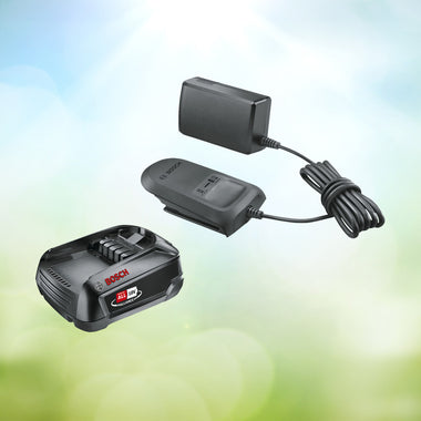 Bosch 18V accu 2,5Ah + lader voor het 'Power for All' accuplatform van Bosch, Gardena en o.a. Gloria - EasyDrench
