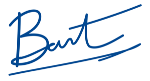 Handtekening Bart